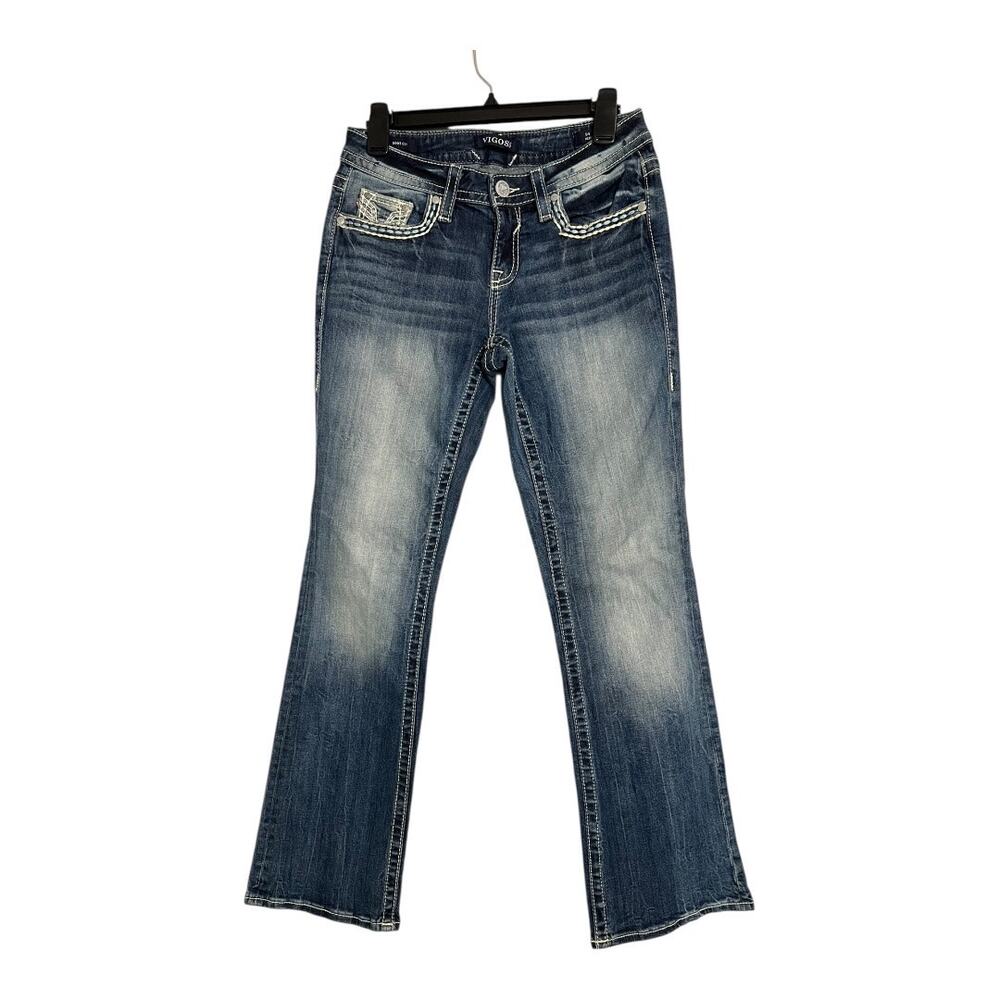 Vigoss Boot Cut Womens Jeans Basic Casual Denim Pants 4 Heritage fit